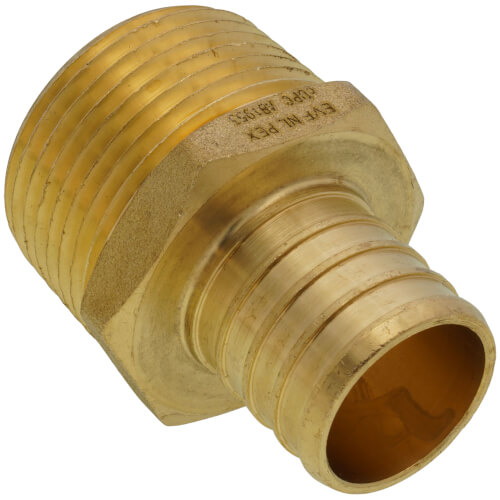 Main product image of 1" PEX x 1" NPT Brass Male Adapter (Lead Free)