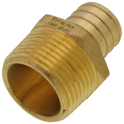 Main product image of 1" PEX x 1" NPT Brass Male Adapter (Lead Free)