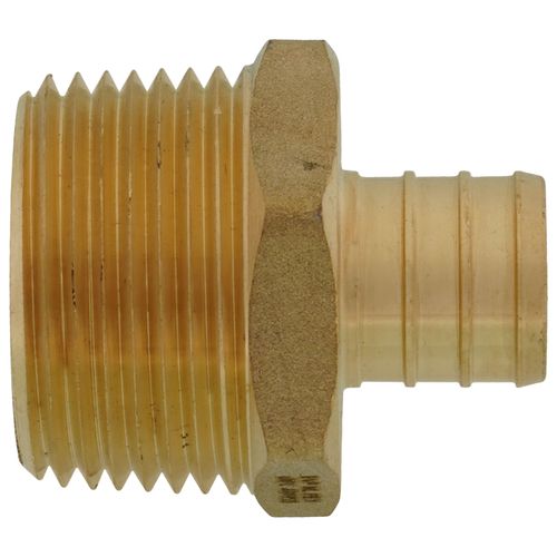 Main product image of 3/4" PEX x 1" NPT Brass Male Adapter (Lead Free)