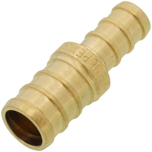 Main product image of 3/8" PEX x 1/2" PEX Brass Coupling (Lead Free)