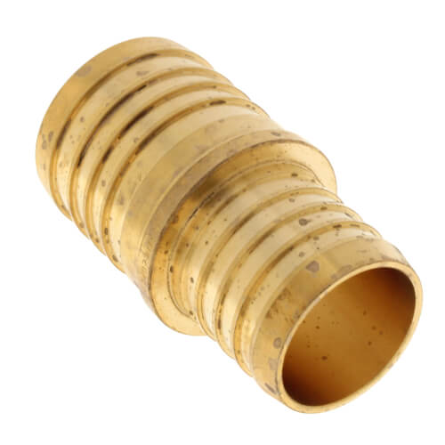 Main product image of 1-1/2" PEX x 1-1/4" PEX Brass Coupling (Lead Free)