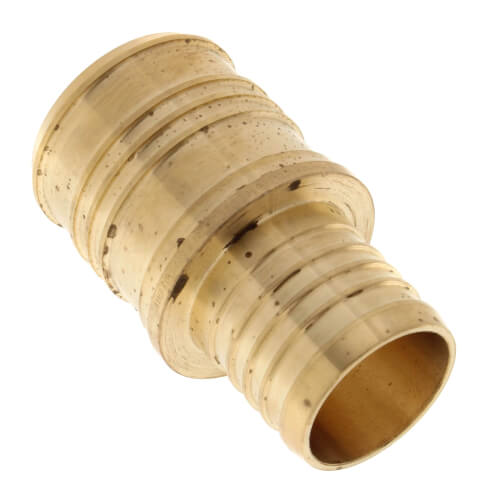 Main product image of 2" PEX x 1-1/2" PEX Brass Coupling (Lead Free)