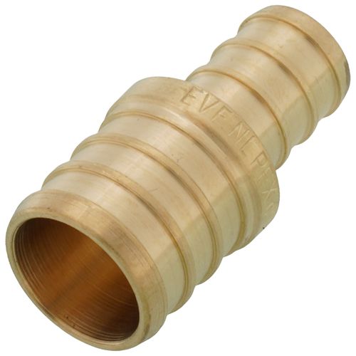 Main product image of 1/2" PEX x 3/4" PEX Brass Coupling (Lead Free)