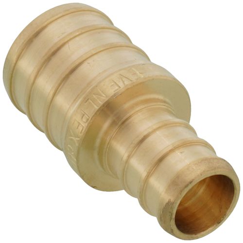 Main product image of 1/2" PEX x 3/4" PEX Brass Coupling (Lead Free)