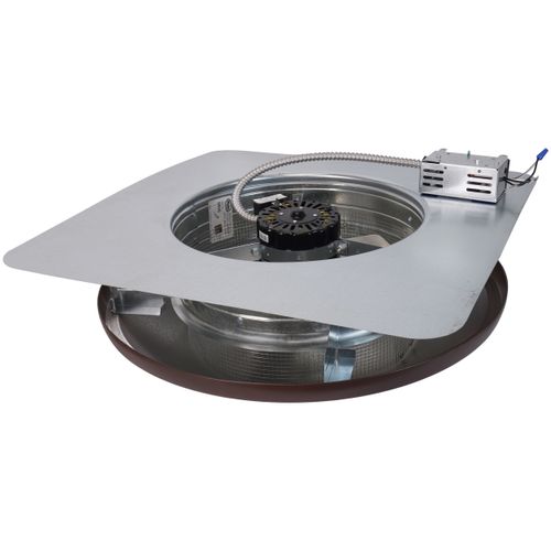Main product image of Master Flow Roof Mount Power Attic Vent w/Combo H-Stat/T-Stat - Brown (1500 CFM)