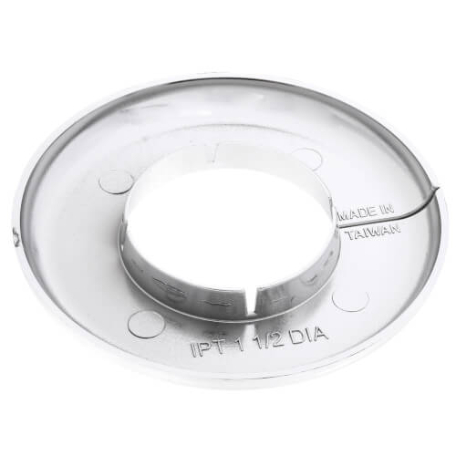 ESAS150 Bluefin ESAS150 11/2" IPS Plastic Split Escutcheon, Chrome