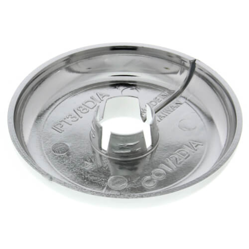 Main product image of 1/2" Copper, Plastic Split Escutcheon, Chrome Plated (5/8" OD)