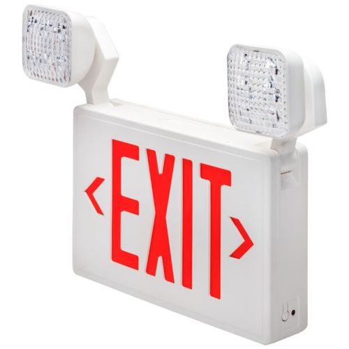 Main product image of LED Exit & Emergency  Combo Sign w/ Red Letters