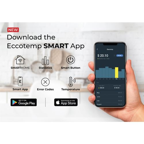 Main product image of 2.5 Gallon SmartHome Electric Mini Tank Water Heater with Voice Commands (120V)