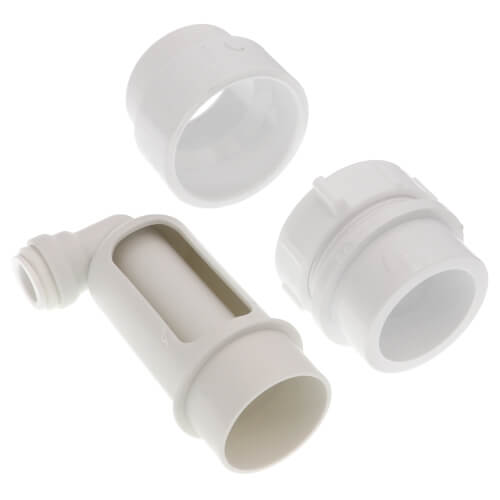 Main product image of Air Gap For Water Softener and Water Filter w/ PVC Trap Adapter, 1/2" Push-In Inlet
