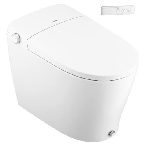 Main product image of 5-Series Tankless 1 Piece Elongated Bidet Toilet w/ Remote,UV Sterilization, Foot-Touch Open (White), ET2200