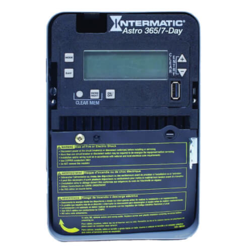 ET2000 Series One-Circuit Astronomic 7-Day Electronic Time Switch, SPDT (120-277 VAC)