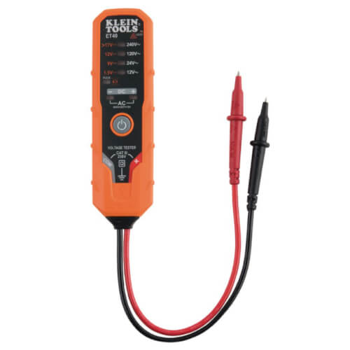 ET40 Klein Tools ET40 Electronic AC/DC Voltage Tester (12 to 240V