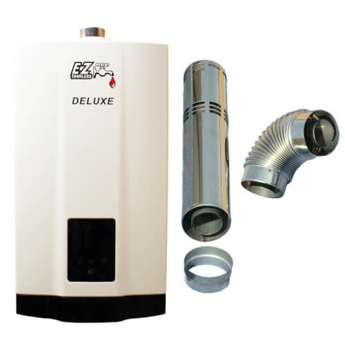 Main product image of EZ Deluxe on Demand Tankless Water Heater, 1-2 Bath w/ Direct Vent Kit (LP)