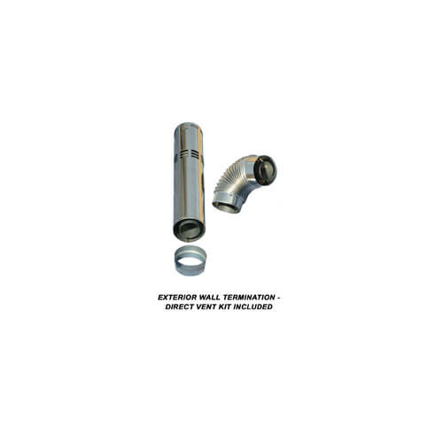 EZ Supreme on Demand Tankless Water Heater, 3-4 Bath w/ Direct Vent Kit (NG)