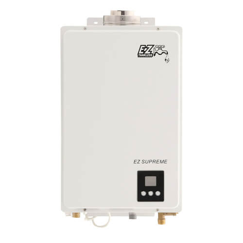 EZ Supreme on Demand Tankless Water Heater, 3-4 Bath w/ Direct Vent Kit (NG)
