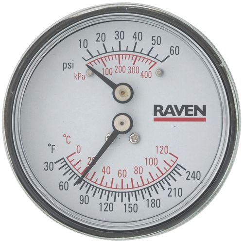 Main product image of E-Z Trialtimeter, 1/4" NPT Short Shank Boiler Gauge (0-61 PSI, 30-Degree -250-Degree (F))