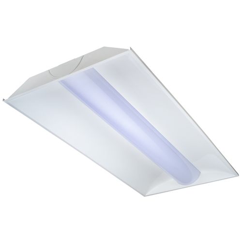 Main product image of 2' x 4' LED Volumetric Center Basket Troffer, Power & CCT Select 30W/40W/50W, 3500K/4000K/5000K, Dimmable