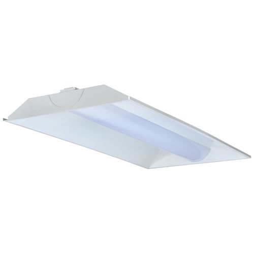 Main product image of 2' x 4' LED Volumetric Center Basket Troffer, Power & CCT Select 30W/40W/50W, 3500K/4000K/5000K, Dimmable