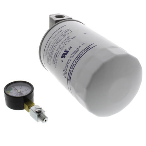 Main product image of Complete Spin-on Filter w/ Bracket Kit, Bleeder Fitting, and FLi Gauge (Epoxy Inside, 10 Micron)