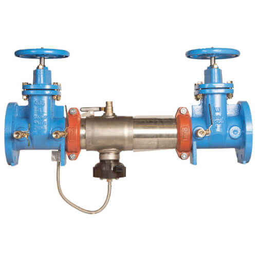 Main product image of 4" 957-NRS-FS Stainless Steel RPZ Assembly w/ Flood Sensor Connectivity