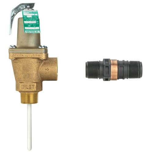 Main product image of 3/4" LF40L-3 Lead Free T&P Relief Valve w/ Flood Sensor Connectivity (150 psi)
