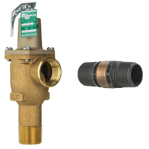 Main product image of 1" LFLL40XL Automatic Reseating T&P Relief Valve, Lead Free w/ Flood Sensor Connectivity (150 psi)