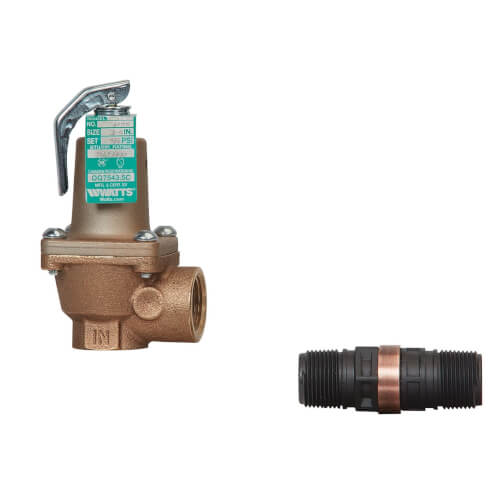 Main product image of 3/4" LF140X-5 Lead Free Relief Valve w/ Extension Thermostat w/ Flood Sensor Connectivity (150 psi)