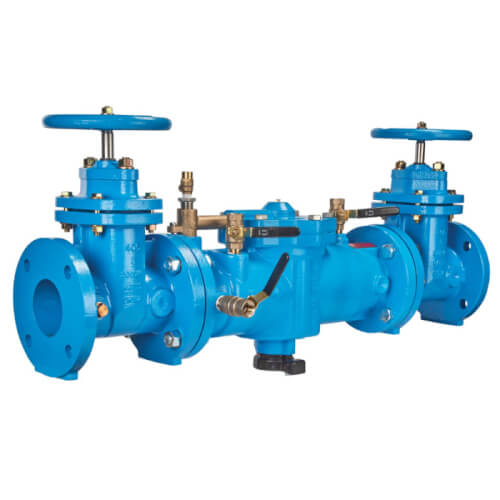 Main product image of 2-1/2" LF009-NRS-FS Lead Free Cast Iron Reduced Pressure Zone Assembly, NRS Shutoff, w/ Flood Sensor Connectivity