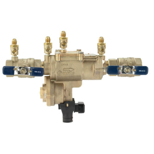 Main product image of 3/4" 860-QT-RP-FS Reduced Pressure Zone Assembly w/ 1/4-Turn Shutoff Valves & Flood Sensor