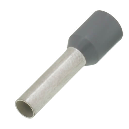 Main product image of 0.787" Polypropylene-Insulated Ferrule, 12 AWG/2.50mm2 (Gray)
