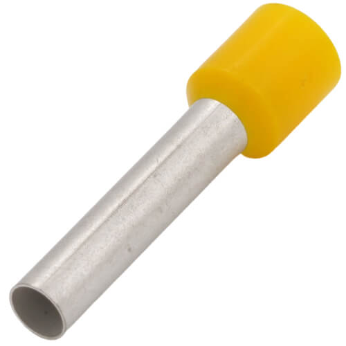 Main product image of 0.984" Polypropylene-Insulated Ferrule, 10 AWG/6.00mm2 (Yellow)
