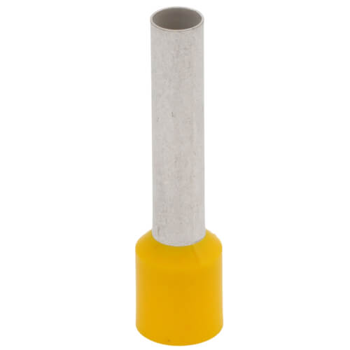 Main product image of 0.984" Polypropylene-Insulated Ferrule, 10 AWG/6.00mm2 (Yellow)