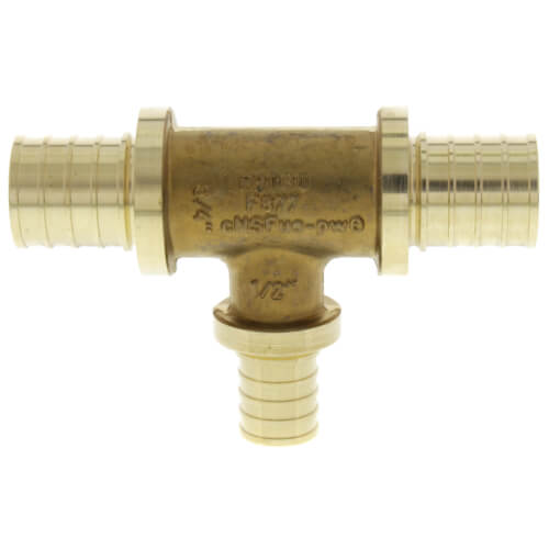 100 Pcs 3/4 X 1/2 X 1/2 PEX Tee Fittings – Lead Free Poly Alloy – NSF/cUPC – XFITTING 4 thumbnail image