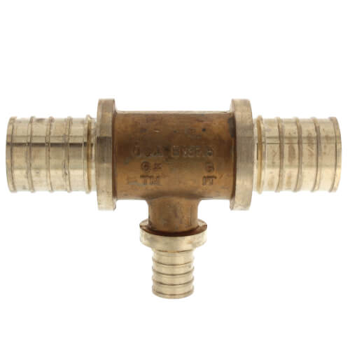 Main product image of 1" X 1" X 1/2" F2080 PEX Tee, for Rehau Tools Only (Lead Free Brass)