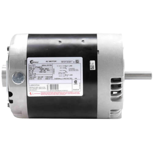 6-1/2" C-Face Ventilator Motor w/ Round Frame (115V, 1140 RPM, 1/6 HP)