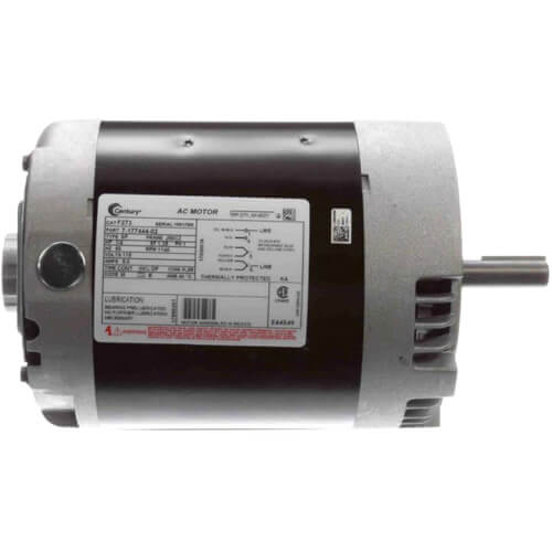 Main product image of 6-1/2" C-Face Ventilator Motor w/ Round Frame (115V, 1140 RPM, 1/4 HP)