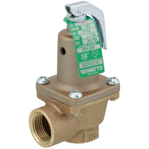 Main product image of 3/4" 174A Relief Valve w/ Flood Sensor Connectivity (50 psi)