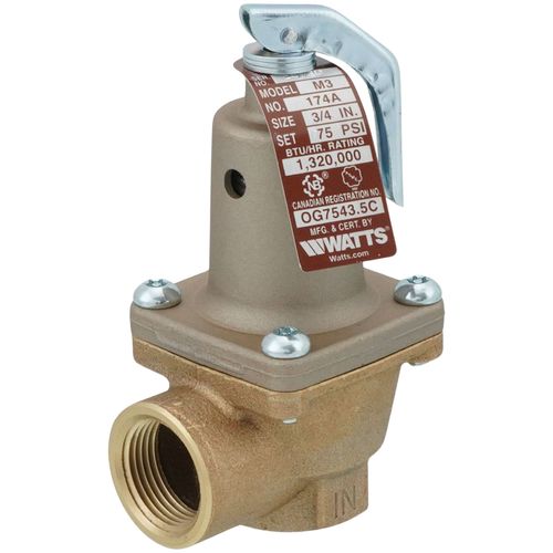 Main product image of 3/4" 174A Relief Valve w/ Flood Sensor Connectivity (75 psi)