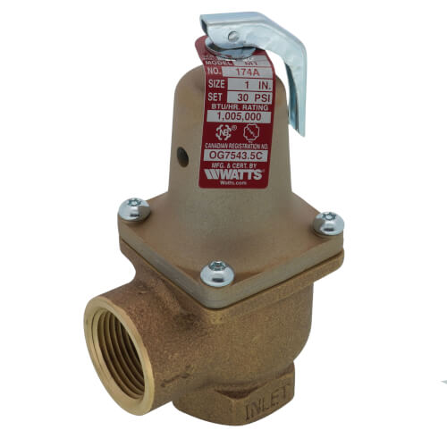 Main product image of 1" 174A Relief Valve w/ Flood Sensor Connectivity (30 psi)