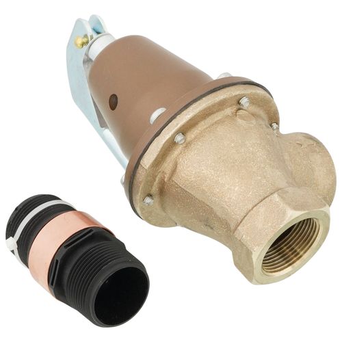 Main product image of 1-1/4" 174A ASME Boiler Pressure Relief Valves w/ Flood Sensor Connectivity (50 psi)