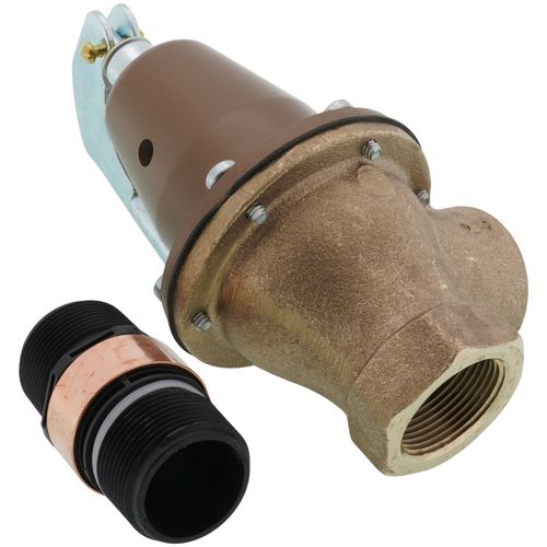 Main product image of 1-1/4" 174A ASME Boiler Pressure Relief Valve w/ Flood Sensor Connectivity (60 psi)
