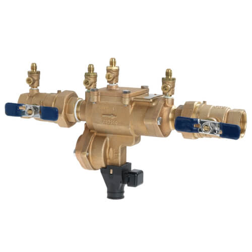 Main product image of 1" 860U-QT-RP-FS Reduced Pressure Zone Assembly w/ 1/4-Turn Shutoff Valves & Flood Sensor