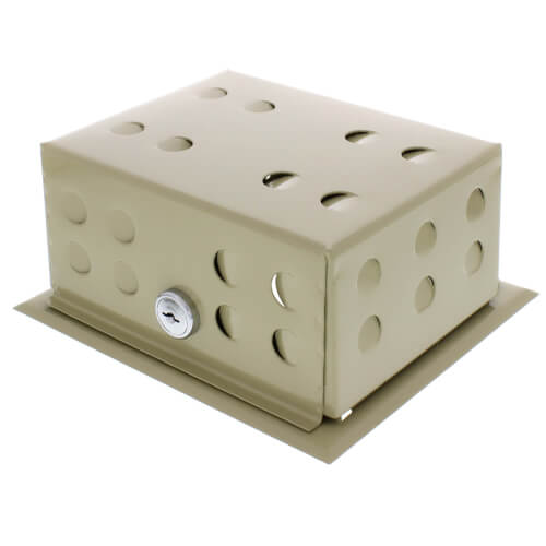 F290192 White Rodgers F290192 Metal Thermostat Guard w/ Solid Base