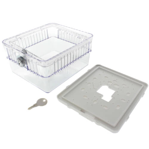 Main product image of Clear Plastic Thermostat Guard for White Rodgers Thermostats