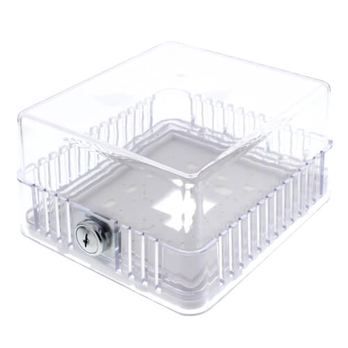 Main product image of Clear Plastic Thermostat Guard for White Rodgers Thermostats