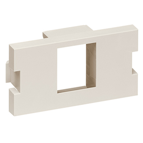 Main product image of 1-port MOS Quickport, Adapter, 1 Unit High (Light Almond)