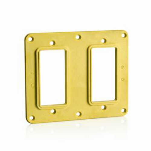 Main product image of 2, GFCI/Decora Receptacle Coverplate (Yellow)