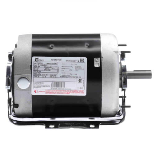Main product image of 1/2 HP 115v Fan and Blower HVAC/R Motor, 1 PH, 1725 RPM, 56 Frame, TENV
