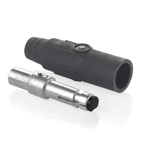 Main product image of 22 Series Plug, Male, 600A Max, 600V Crimp Tube Termination, 350-500 MCM Cable Range (Black)